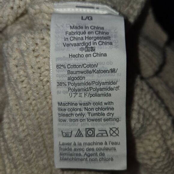 J. Crew Chunky Knit Crewneck Sweater Size Large - Picture 7 of 7